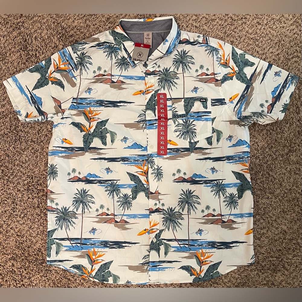 Hurley Tropical Print Men's Shirt